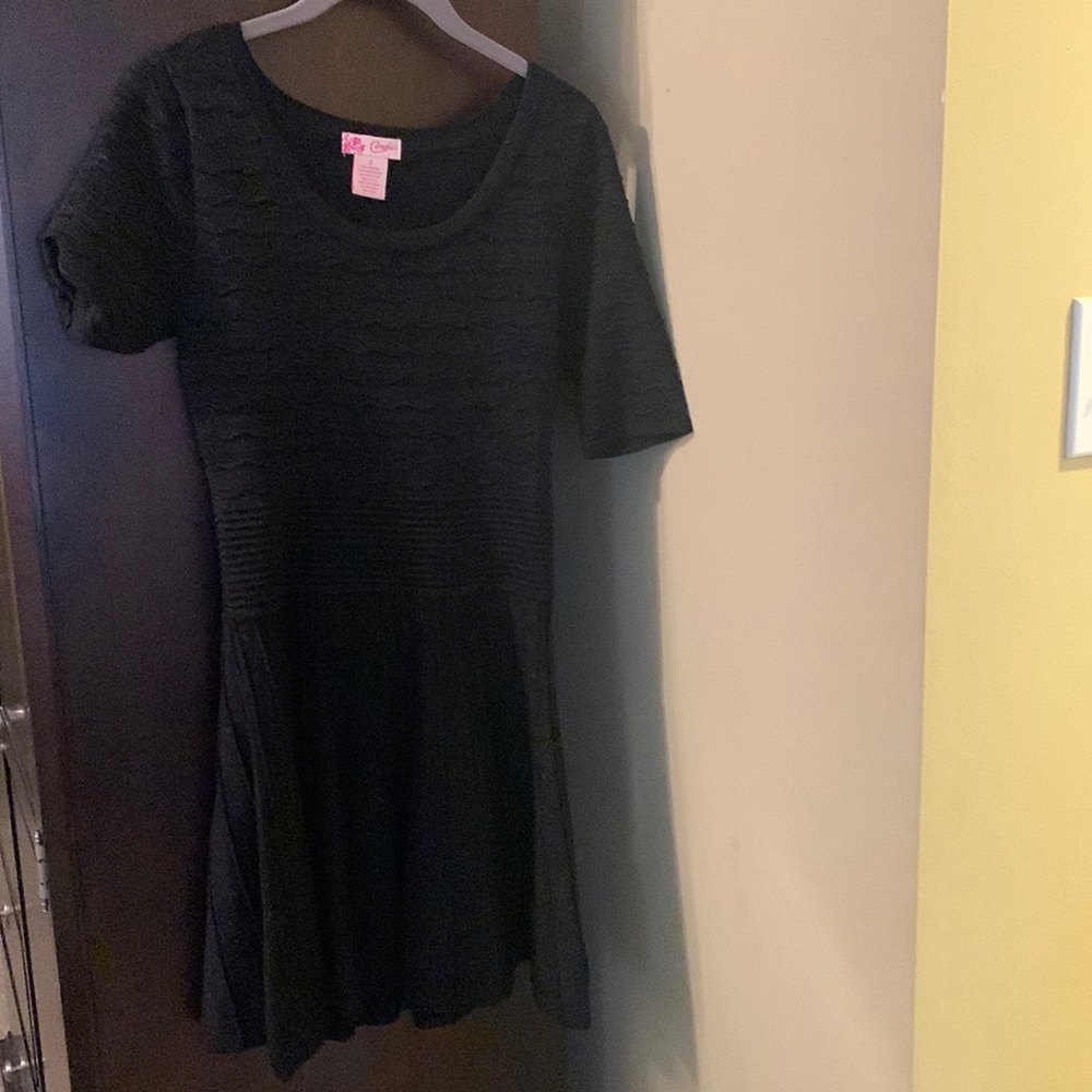 Candies black sparkle dress